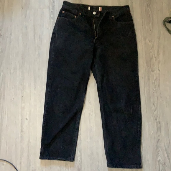 Women’s black Wide Leg Levi’s - Picture 1 of 4